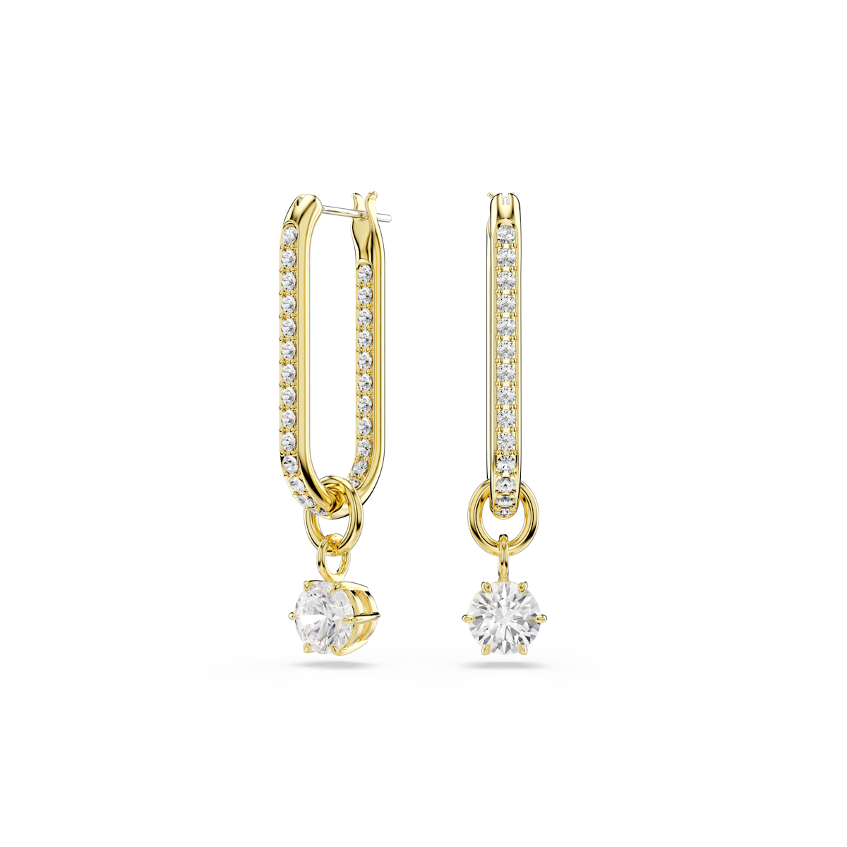 Constella drop earrings: Gold-tone plated