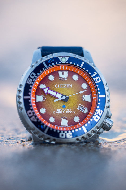 Promaster Dive- MEN ECO 200M SS STRA ORNG