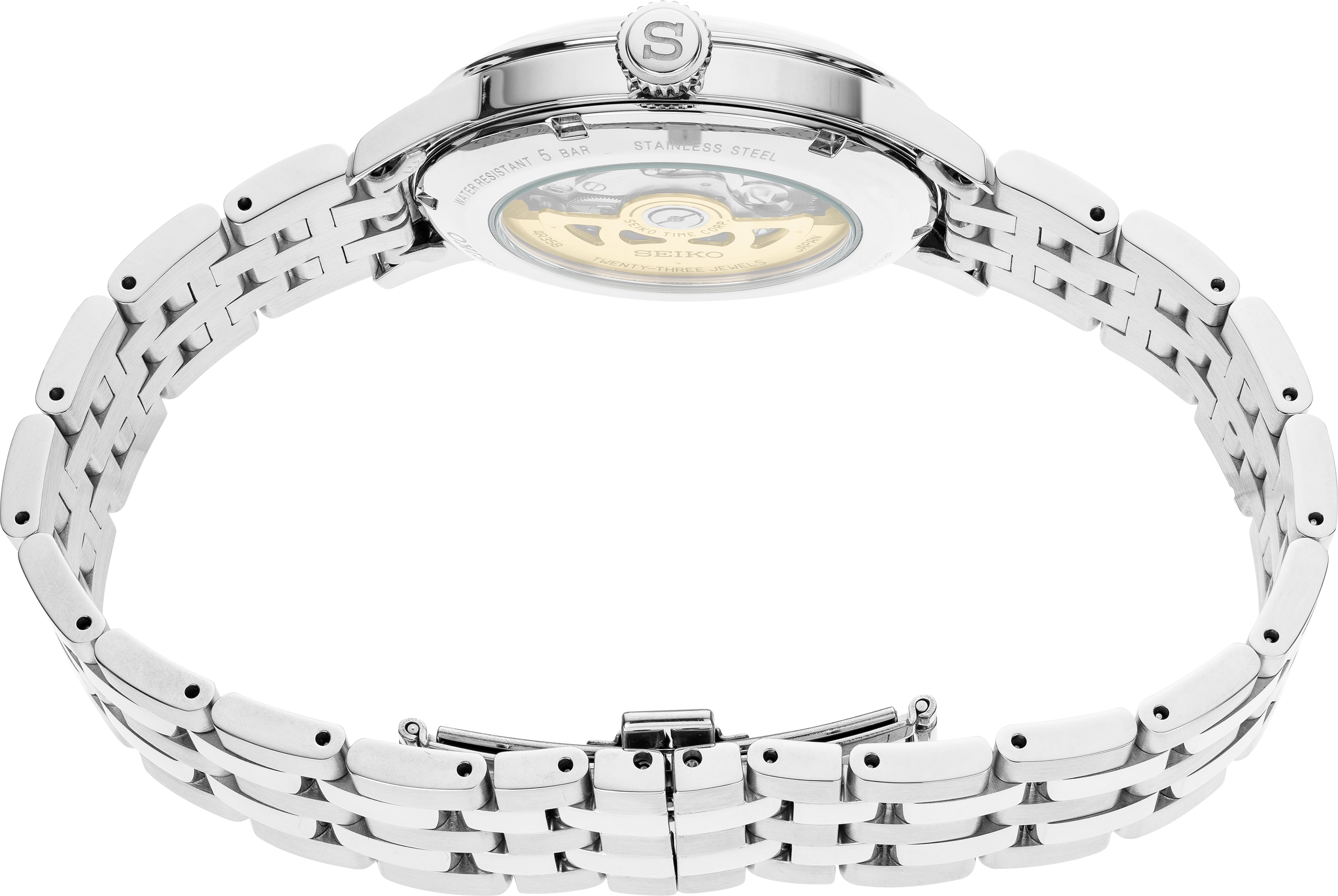 Presage SS Automatic Light Blue Dial