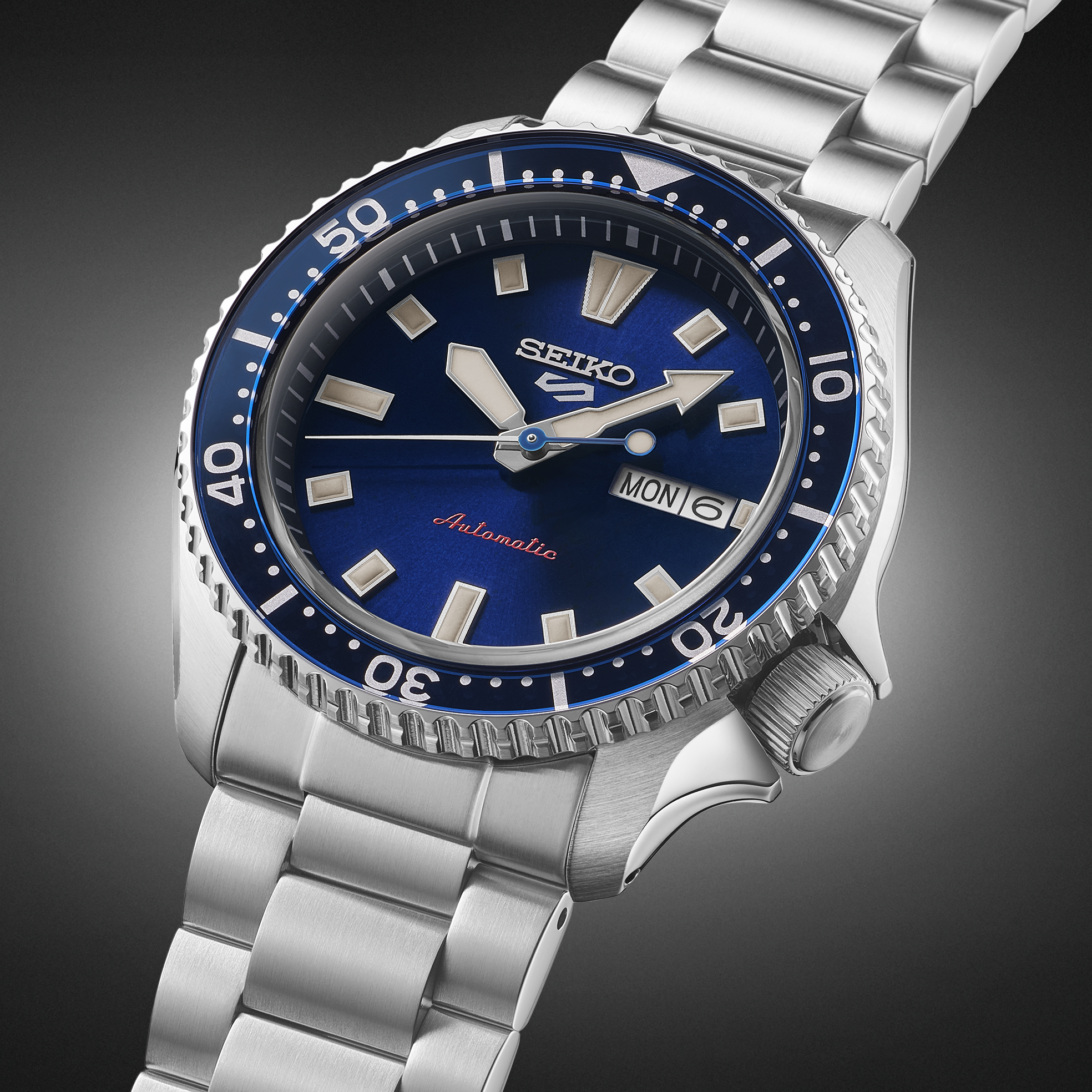 Seiko 5 Sports SS Automatic Blue Dial