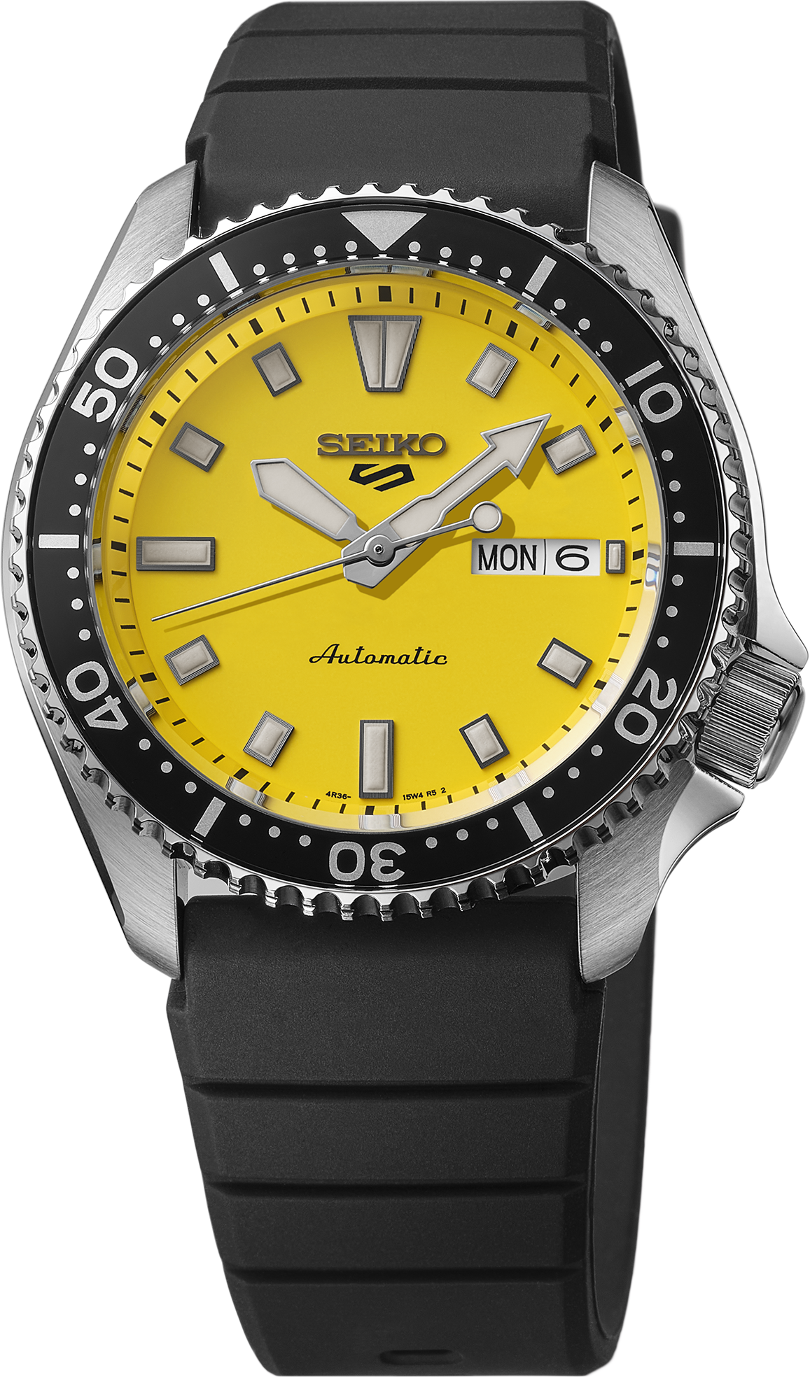 Seiko 5 Sports SS Automatic Yellow Dial