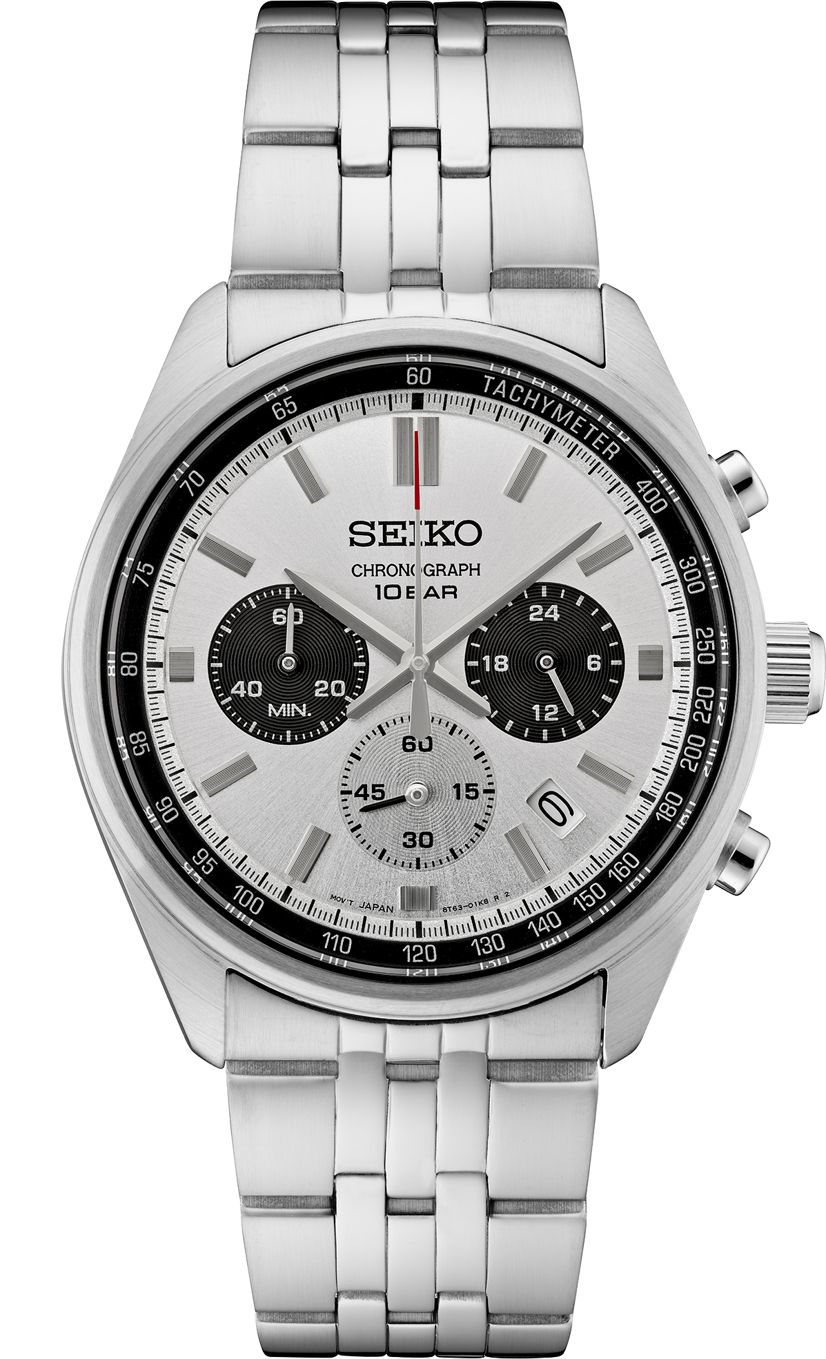 Essentials SS Chronograph Silver Dial