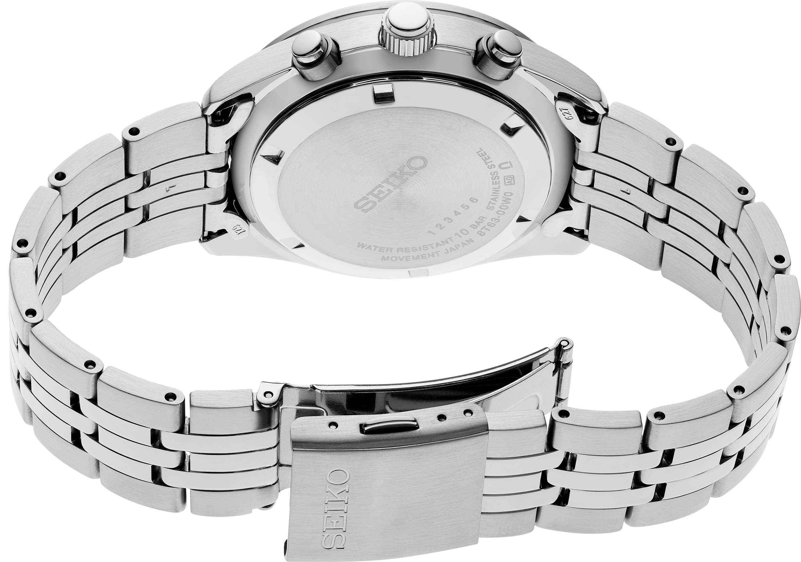 Essentials SS Chronograph Silver Dial