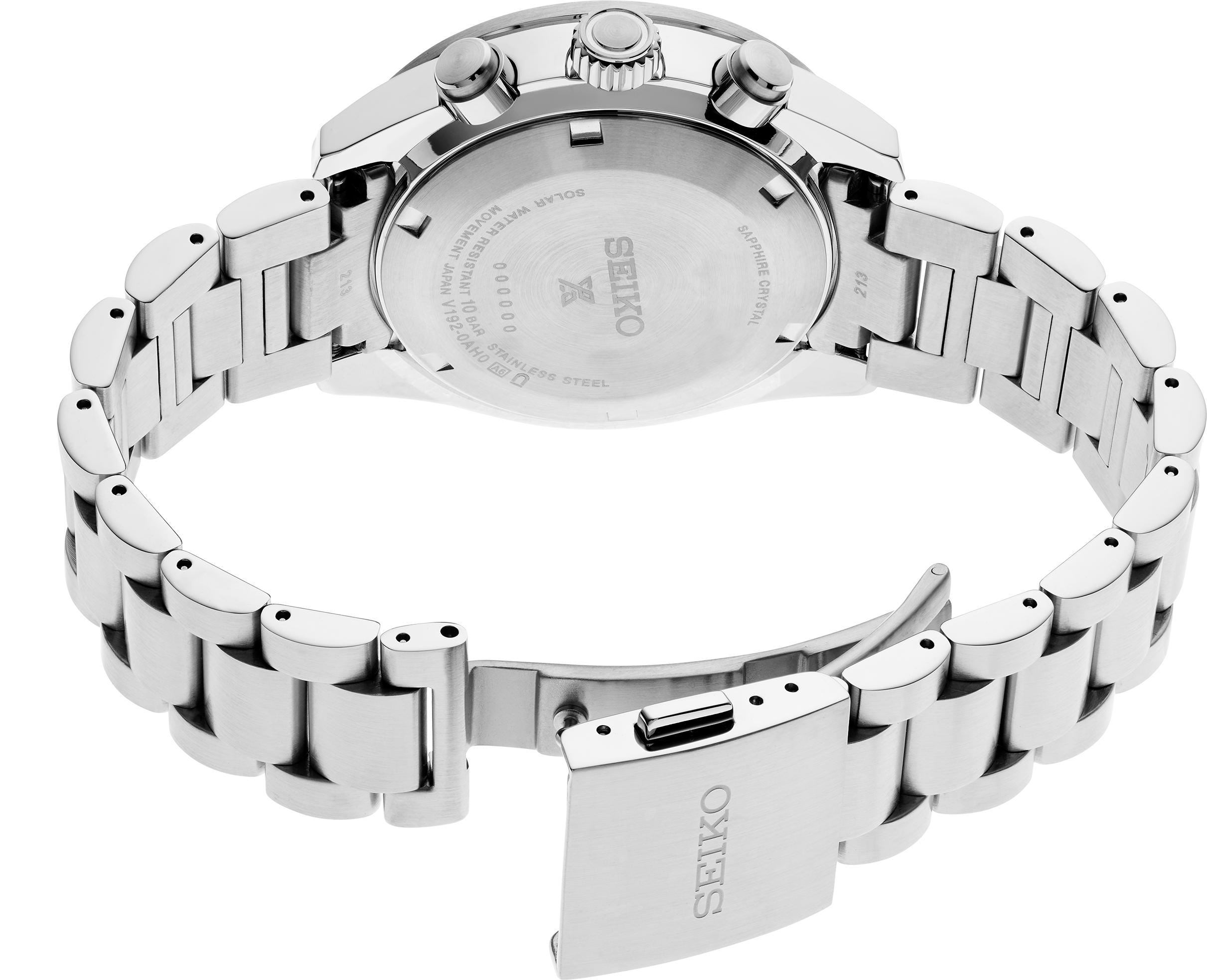 Seiko Speedtimer Solar Chronograph Light Blue Dial