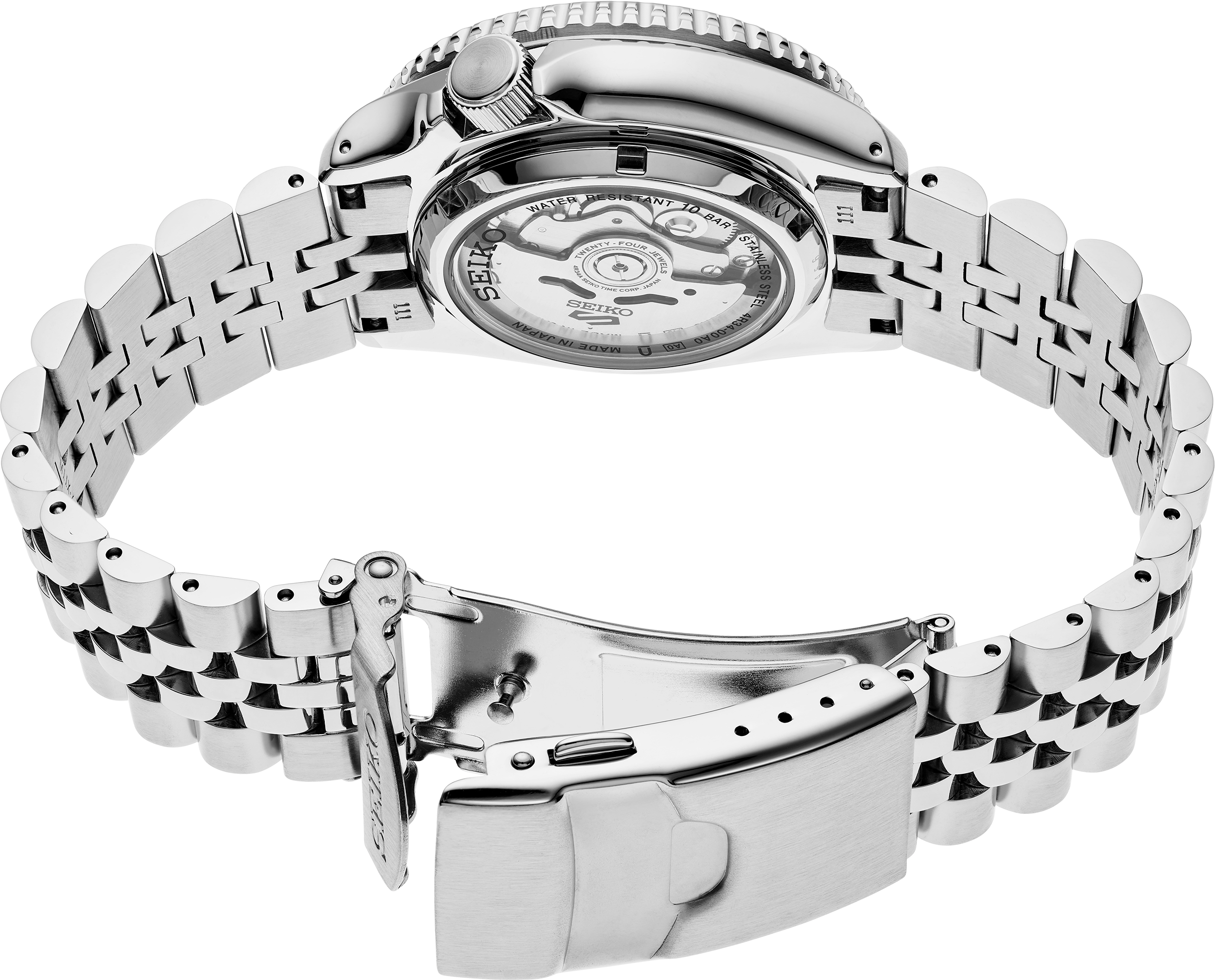 Seiko 5 Sports SS Automatic GMT Blue Dial