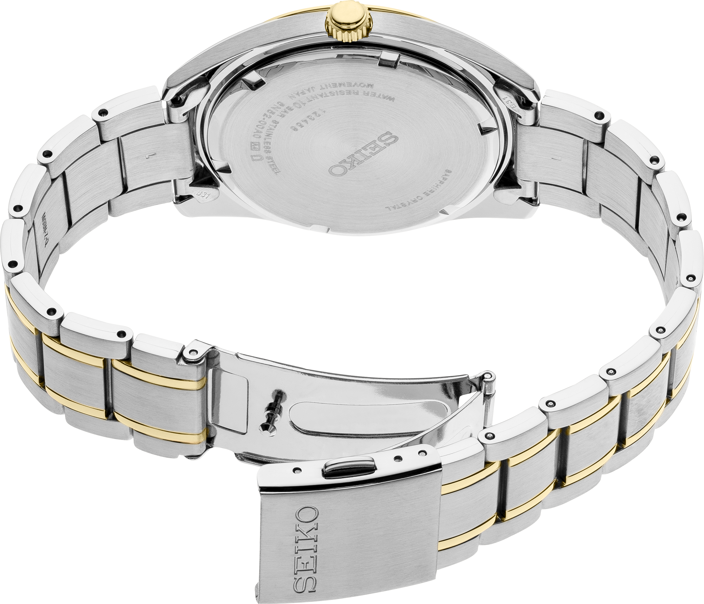 Essentials SS TT Quartz White Dial