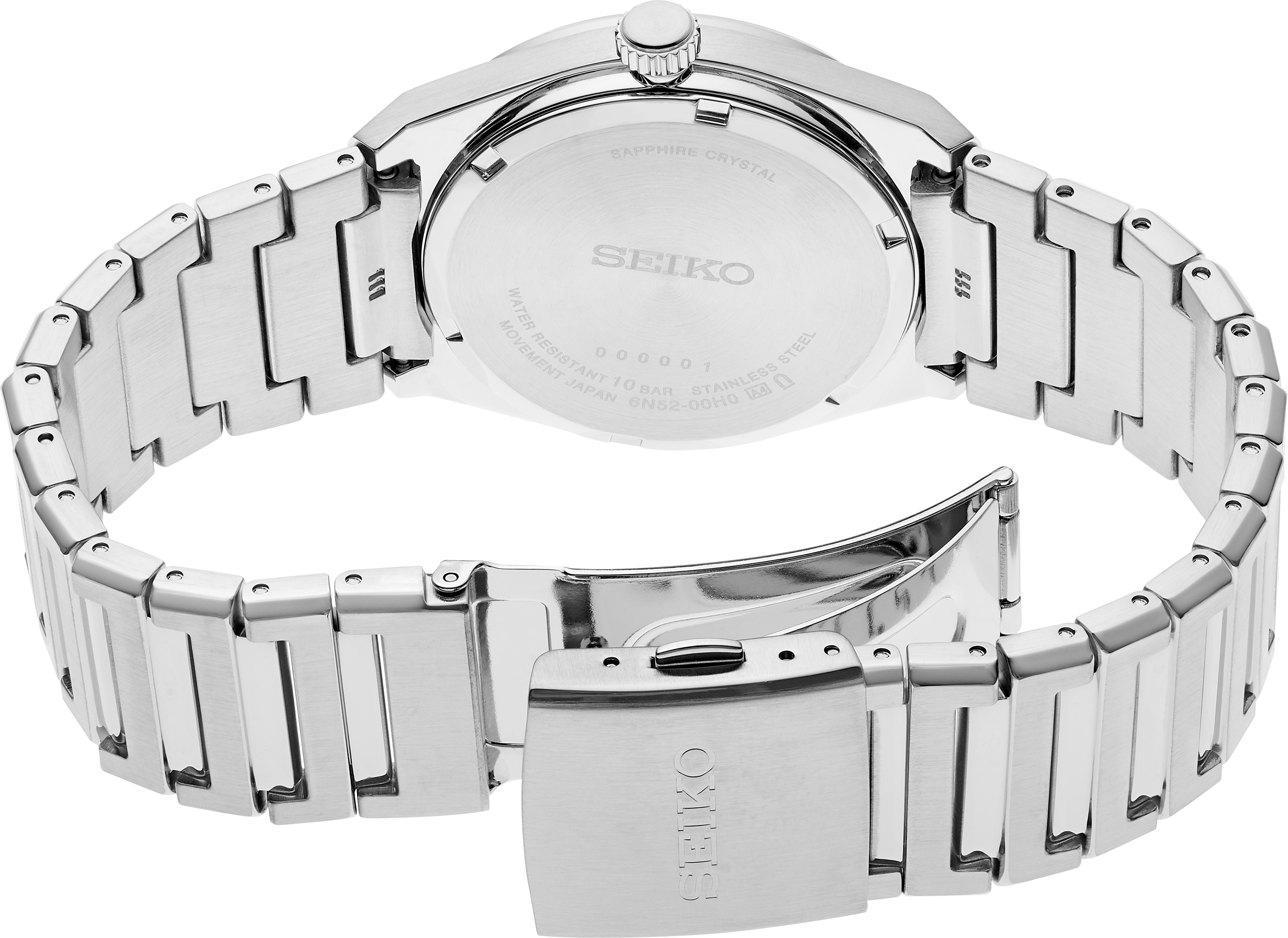 Essentials SS Quartz Silver Dial