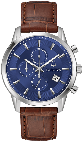 Sutton - STRAP M W ST BL CHRONO SUTTON