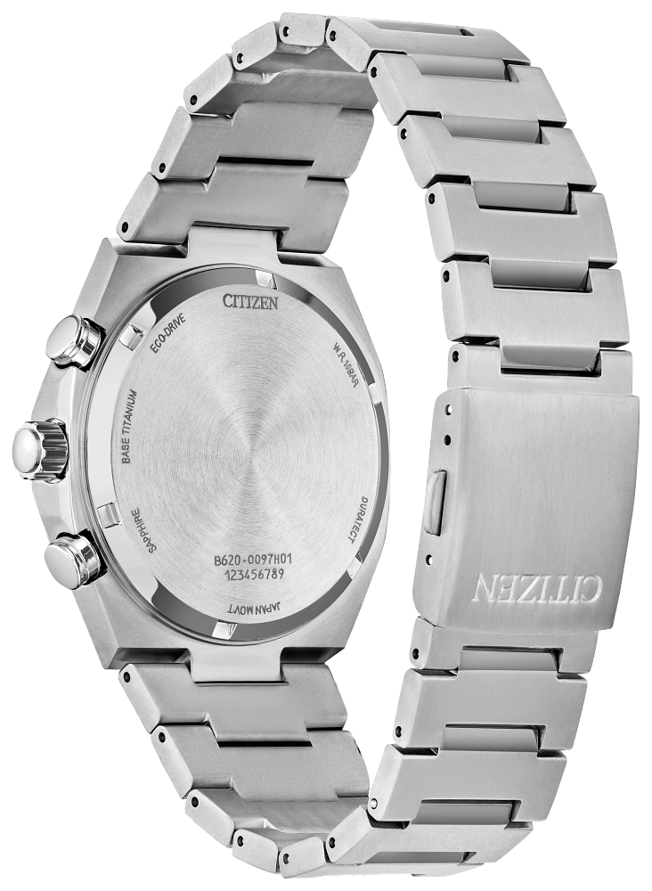 Zenshin Chrono - MEN ECO WR100 TI BRAC AQUA