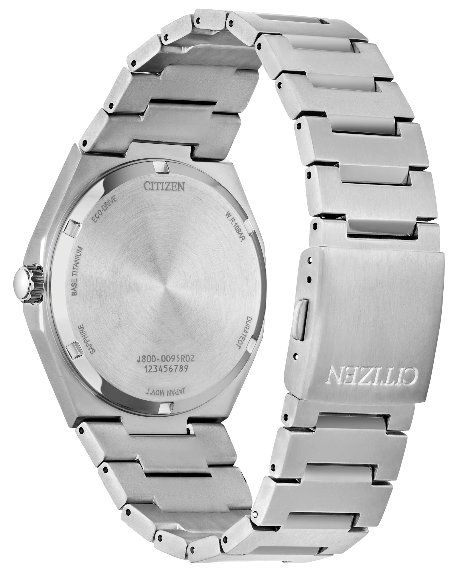 Zenshin Three-hand -  MEN ECO WR100 TI BRAC WHTE