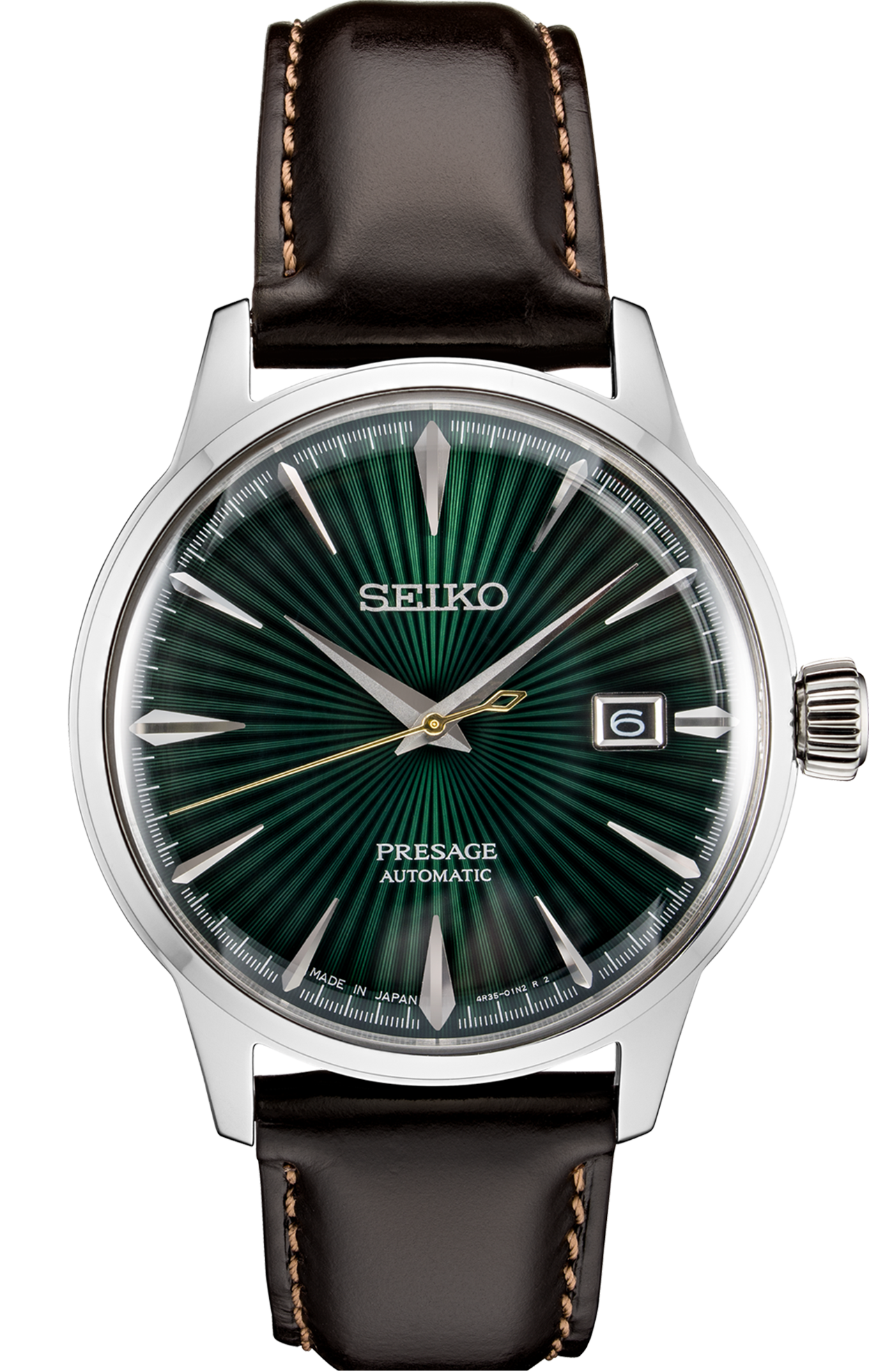 Presage Cocktail Time SS Automatic Green Dial