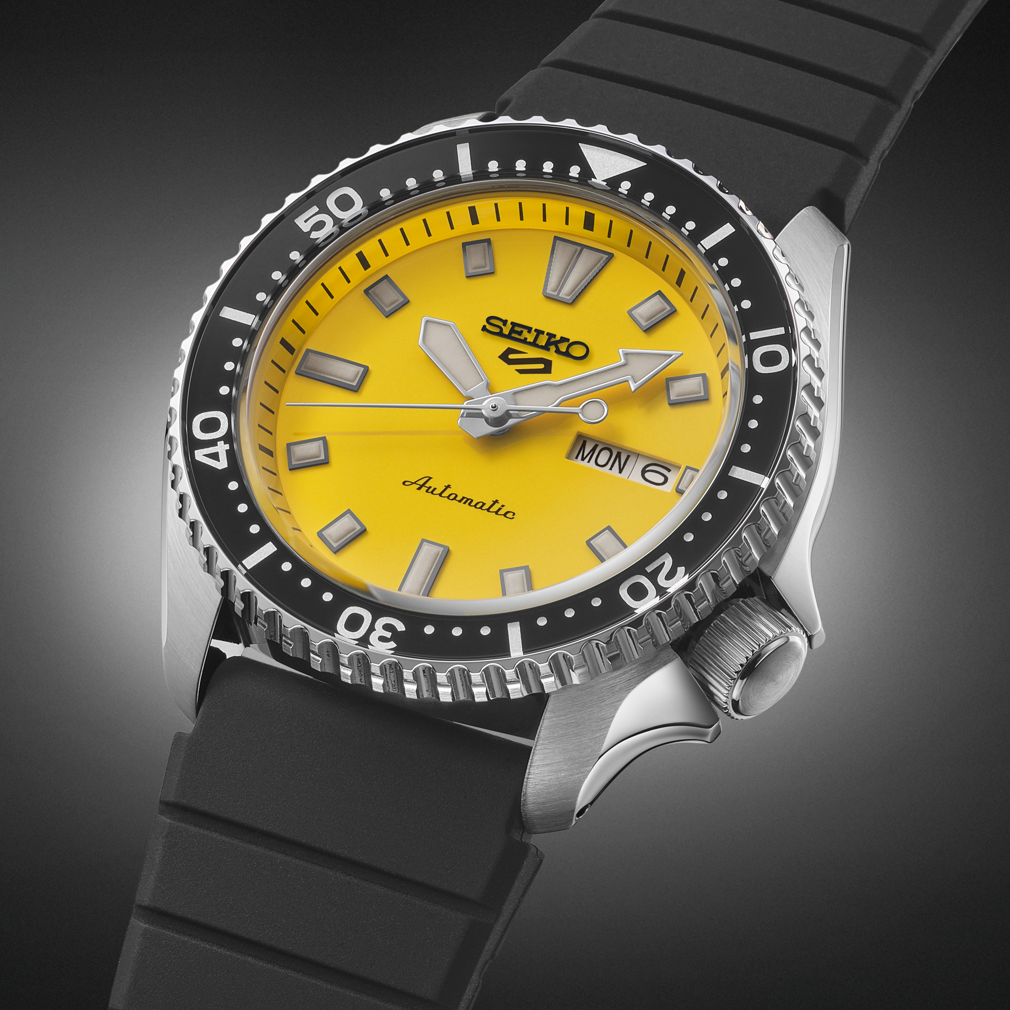 Seiko 5 Sports SS Automatic Yellow Dial