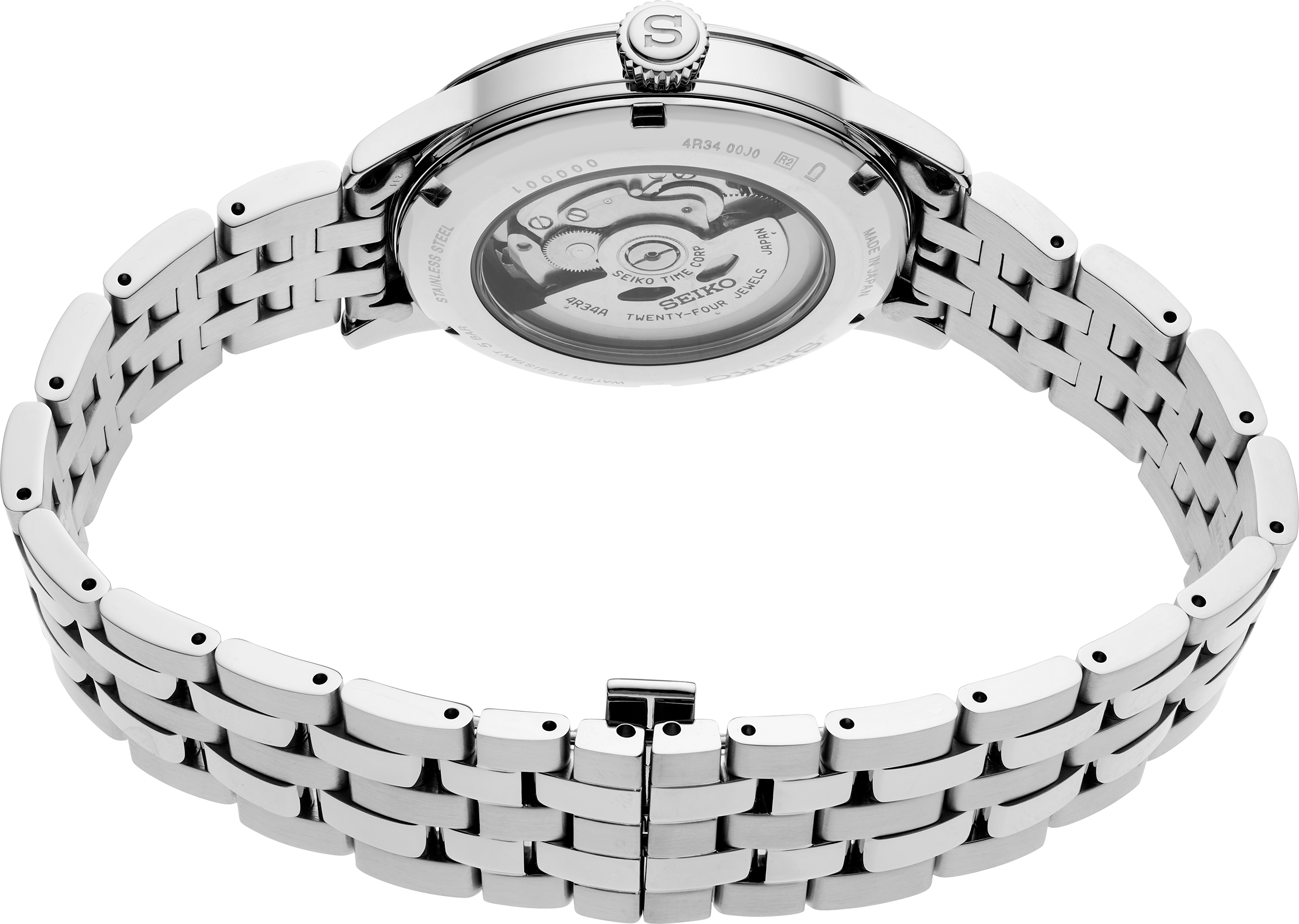 Presage Cocktail Time SS Automatic GMT Light Blue Dial