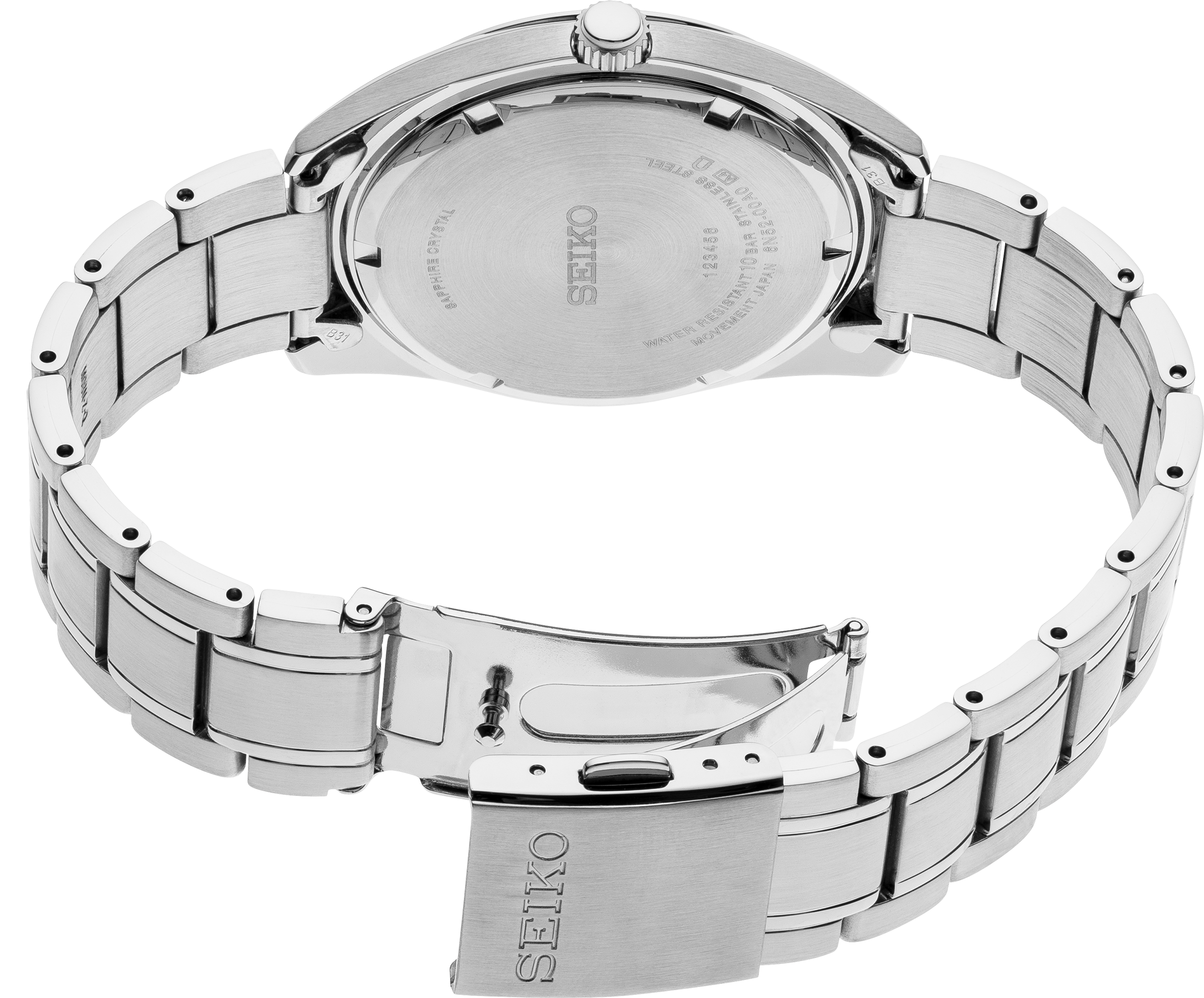 Essentials SS Quartz Silver Dial