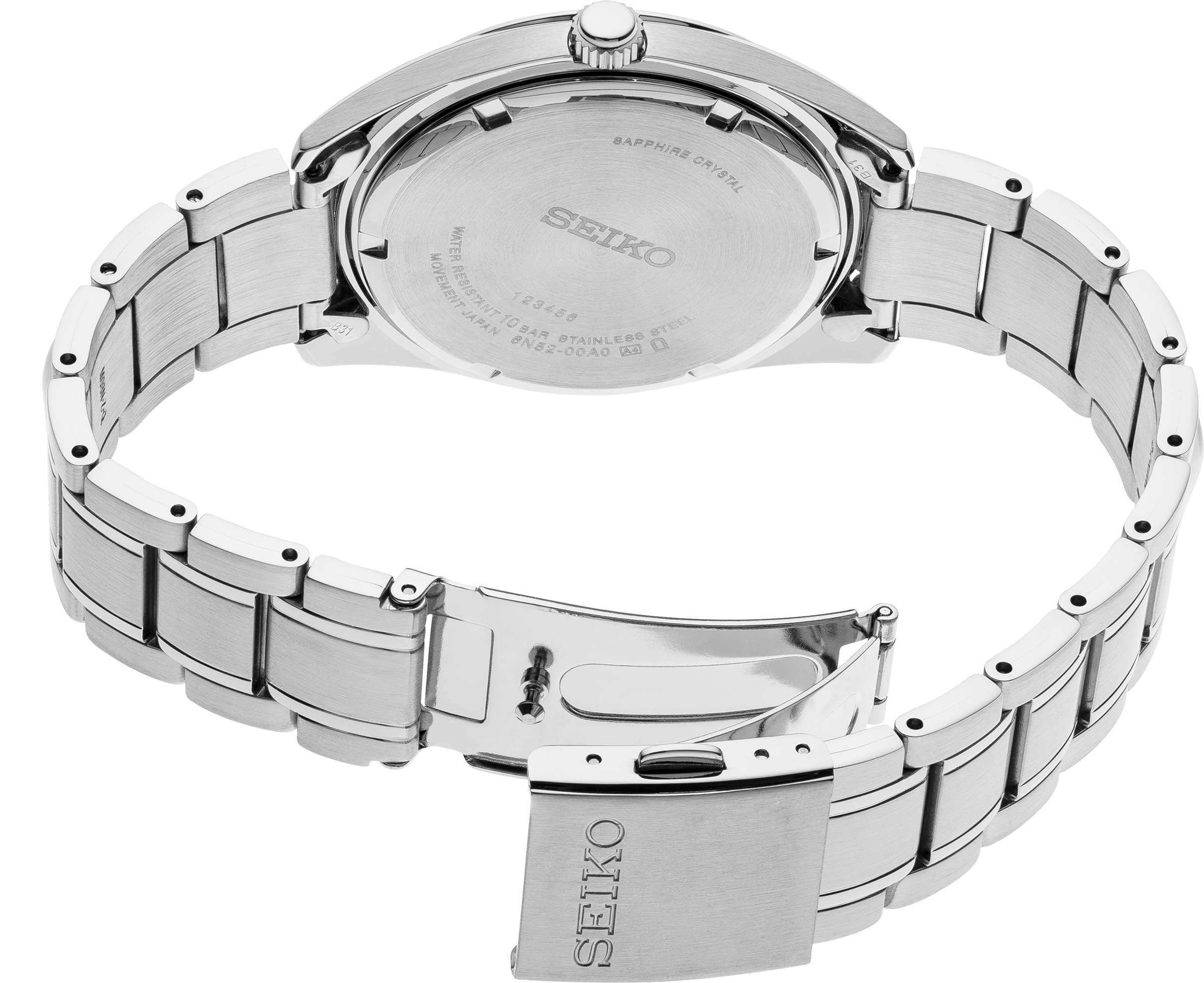 Essentials SS Quartz Blue Dial